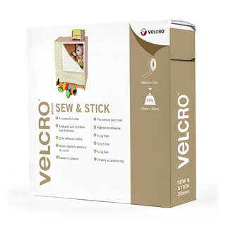 Velcro Hook and Loop Stick and Sew Tape 10 mtr box