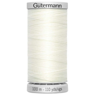 Gutermann Extra Strong Thread (111) Bridal White 100m