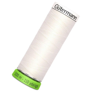 Gutermann rPET Sew All Thread 100m Bridal White (111)