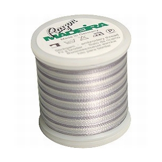 Madeira Variegated Rayon Thread 200m - 2017 Grey Silvers
