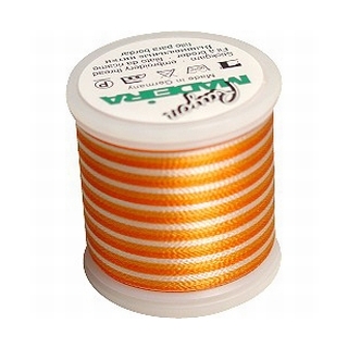 Madeira Variegated Rayon Thread 200m - 2022 Rust Peaches