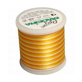Madeira Variegated Rayon Thread 200m - 2053 Oranges