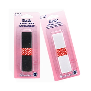 Non-Roll Waistband Elastic 25mm (1") wide