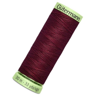 Gutermann Top Stitch Thread (369) 30m Mulberry