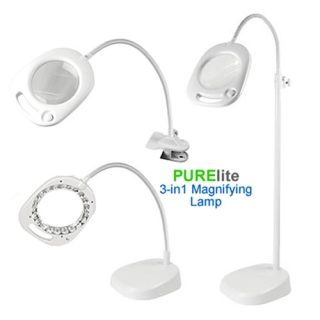 3-in-1 Purelite Magnifying Lamp