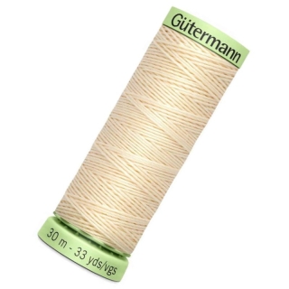 Gutermann Top Stitch Thread (414) 30m Cream