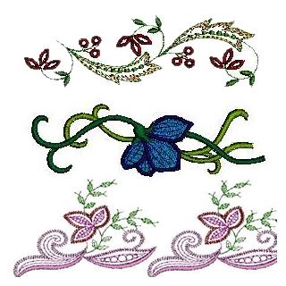 21 set Linen Embroidery Design