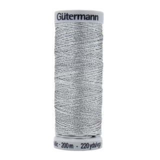 Gutermann Sulky Metallic Thread (7009) 200m Pewter