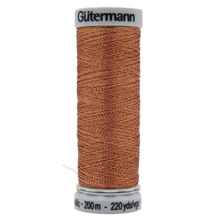 Gutermann Sulky Metallic Thread (7011) 200m Light Copper