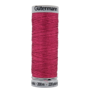 Gutermann Sulky Metallic Thread (7013) 200m Rose