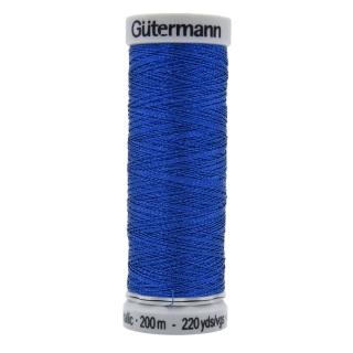Gutermann Sulky Metallic Thread (7016) 200m Blue