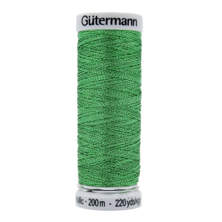 Gutermann Sulky Metallic Thread (7018) 200m Christmas Green