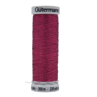 Gutermann Sulky Metallic Thread (7055) 200m Cranberry
