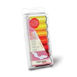 Sunrise Guttermann Sulky machine embroidery thread