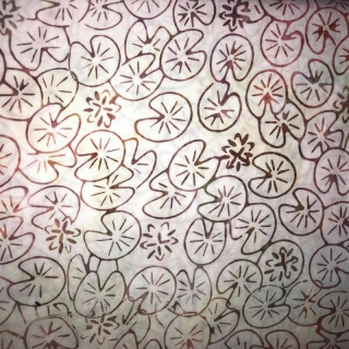 Batik Print Lilypad Fabric
