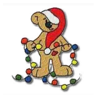 13 set Bear Christmas Embroidery Design