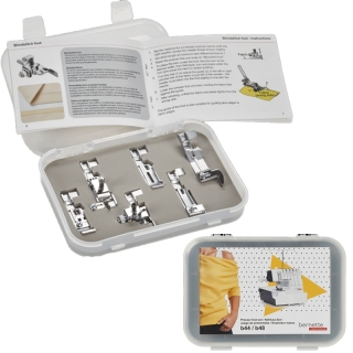 Specialist foot set for B44 and B48 overlockers