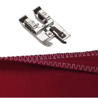 Dual feed Bernette overlock foot