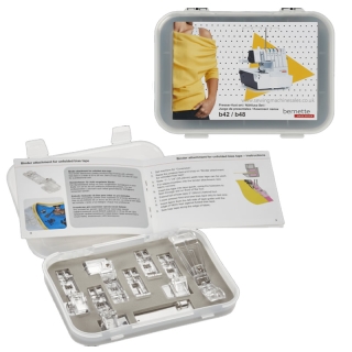 Cover hem box set of 6 feet for Bernette coverstitch models