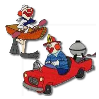 Bill the Clown Machine Embroidery Designs