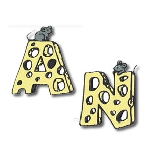 Mouse Alphabet Font Machine Embroidery Design