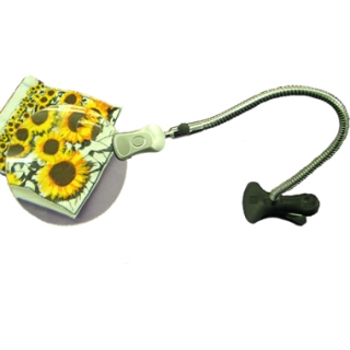 Large 130mm PureLite Clip-on Magnifier with LED Light