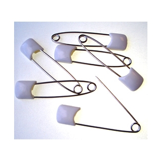 6 x Safety Nappy Pins