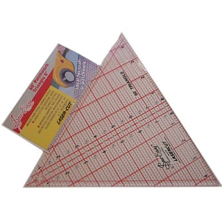 QUILTING RULER 60 DEGREE TRIANGLE 8 X 9-1/4 INCH