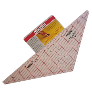 QUILTING RULER HALF DIAMOND 14-1/2 X 4-1/2 INCH