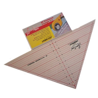 QUILTING RULER 90 DEGREE TRIANGLE 7-1/2 X 15-1/2 INCH