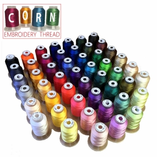 CORN Embroidery Thread 50 x 500m Pack