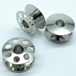 3 x Elna metal bobbins