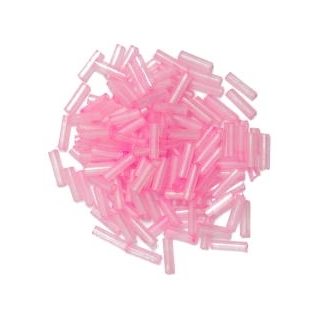 Bugle Beads 6mm in Pink