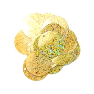 Hologram Sparkles 20mm: Gold