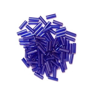 Bugle Beads 6mm in Purple