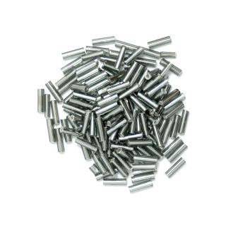 Bugle Beads 6mm in Metal