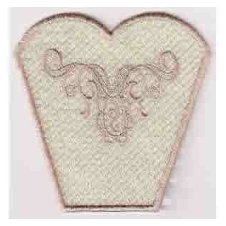 Beautiful Floral Bowl Embroidery Design