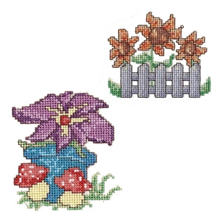 Garden Cross Stitch Machine Embroidery Designs