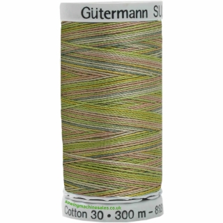Gutermann Sulky Cotton Thread 300M Fawn, Green Col.4020