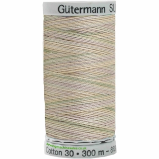 Gutermann Sulky Cotton Thread 300M Beige, Pink, Yellow Col.4023