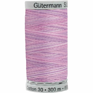 Gutermann Sulky Cotton Thread 300M Pink, Purple Col.4025
