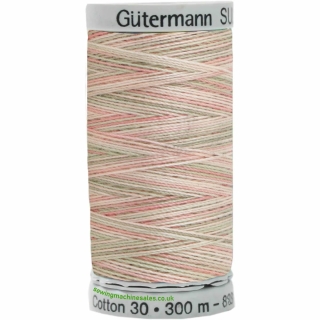Gutermann Sulky Cotton Thread 300M Beige, Green, Red Col.4026