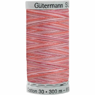 Gutermann Sulky Cotton Thread 300M Mixed Pink Col.4029