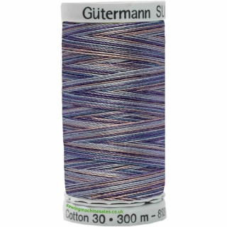 Gutermann Sulky Cotton Thread 300M Sliver, Orange, Mixed Col.4031