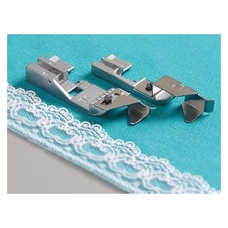 Baby lock lace attaching foot
