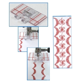 Border Guide Foot For Janome 9mm Stitch Models