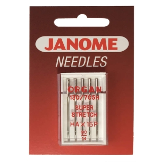 Medium size 14/90 Janome super stretch needles