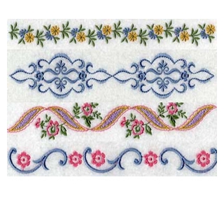 Floral borders