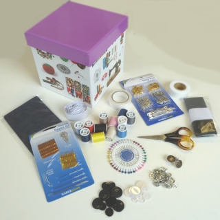 Make-do-and-mend sewing kit
