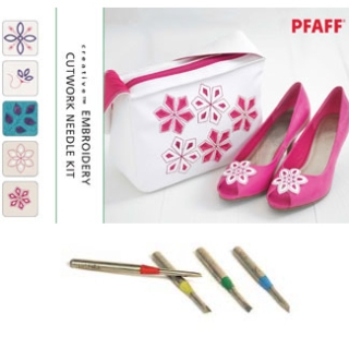 Embroidery cutwork needle kit